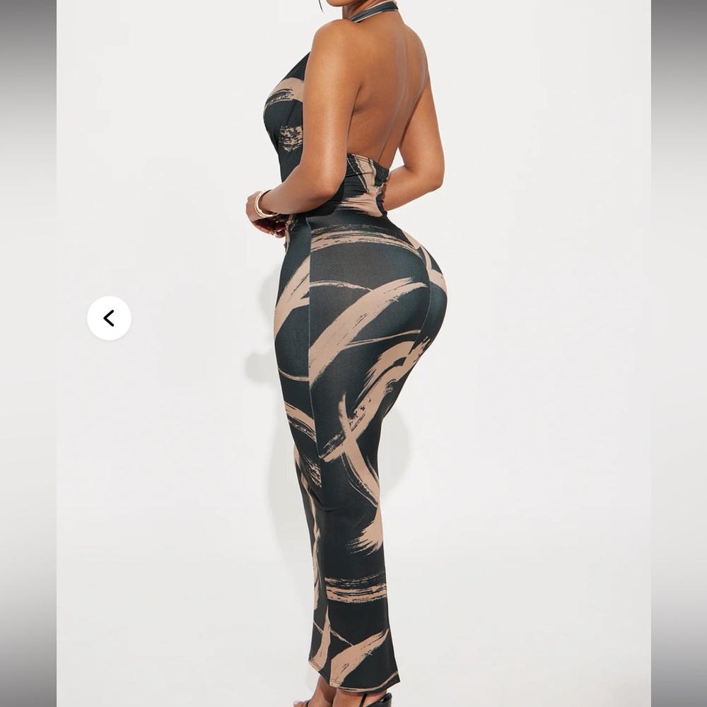 Fashion Nova Black Maxi Dress